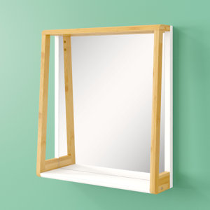 Hashtag Home Badezimmerspiegel Viraj & Bewertungen | Wayfair.de